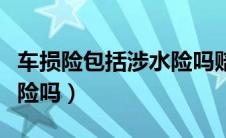 车损险包括涉水险吗赔多少（车损险包括涉水险吗）