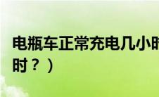 电瓶车正常充电几小时（电瓶车一般充电几小时？）