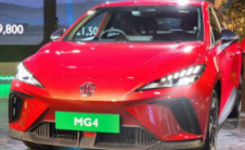 2023年汽车博览会MG4电动掀背车亮相