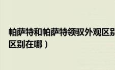 帕萨特和帕萨特领驭外观区别（帕萨特和帕萨特领驭有什么区别在哪）