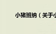 小猪班纳（关于小猪班纳的介绍）