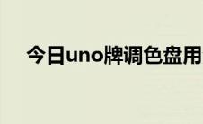 今日uno牌调色盘用法（uno牌怎么玩）