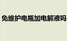 免维护电瓶加电解液吗(免维护电瓶加电解液)