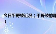 今日平野绫近况（平野绫的那个照片露出事件···求详细说明）