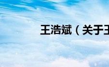 王浩斌（关于王浩斌的介绍）