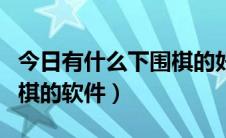 今日有什么下围棋的好软件（有哪些可以下围棋的软件）