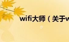 wifi大师（关于wifi大师的介绍）