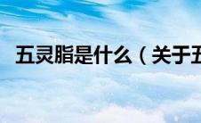 五灵脂是什么（关于五灵脂是什么的介绍）