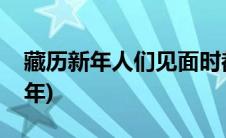 藏历新年人们见面时都要说扎西德勒(藏历新年)