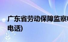 广东省劳动保障监察电话(广东省劳动监察局电话)