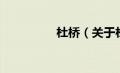 杜桥（关于杜桥的介绍）