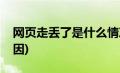 网页走丢了是什么情况(网页走丢了是什么原因)