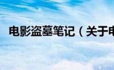 电影盗墓笔记（关于电影盗墓笔记的介绍）