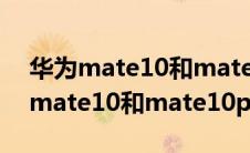 华为mate10和mate10pro怎么区别（华为mate10和mate10pro区别）