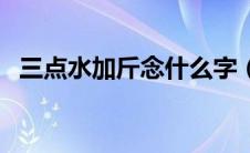 三点水加斤念什么字（沂的读音基本释义）