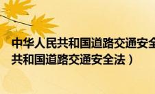 中华人民共和国道路交通安全法第十六条第一项（中华人民共和国道路交通安全法）