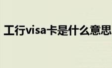 工行visa卡是什么意思（visa卡是什么意思）