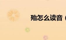 殆怎么读音（殆怎么读）