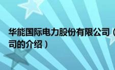 华能国际电力股份有限公司（关于华能国际电力股份有限公司的介绍）