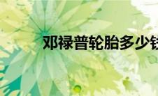 邓禄普轮胎多少钱一个（登禄普）