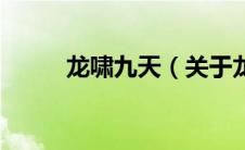 龙啸九天（关于龙啸九天的介绍）