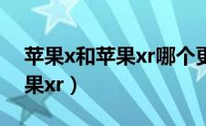 苹果x和苹果xr哪个更值得入手（苹果x和苹果xr）