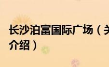长沙泊富国际广场（关于长沙泊富国际广场的介绍）