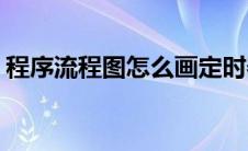 程序流程图怎么画定时器(程序流程图怎么画)