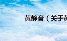 黄静音（关于黄静音的介绍）