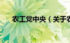 农工党中央（关于农工党中央的介绍）