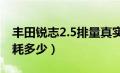 丰田锐志2.5排量真实油耗（丰田2.5v锐志油耗多少）