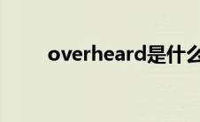overheard是什么意思(overhear)