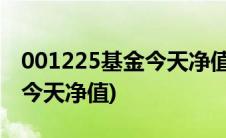 001225基金今天净值估价查询(001225基金今天净值)