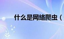 什么是网络爬虫（什么是网络广告）