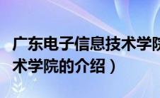 广东电子信息技术学院（关于广东电子信息技术学院的介绍）