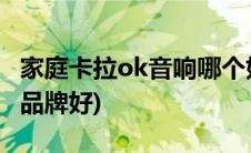 家庭卡拉ok音响哪个好(家庭卡拉ok音响哪个品牌好)