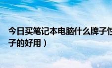 今日买笔记本电脑什么牌子性价比高（买笔记本电脑什么牌子的好用）