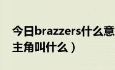 今日brazzers什么意思啊（Brazzers的这个主角叫什么）