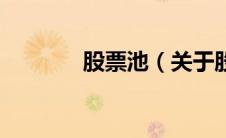 股票池（关于股票池的介绍）
