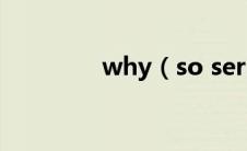 why（so serious什么梗）
