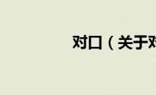 对口（关于对口的介绍）