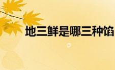 地三鲜是哪三种馅(地三鲜是哪三鲜)