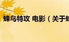 蜂鸟特攻 电影（关于蜂鸟特攻 电影的介绍）