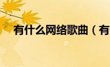 有什么网络歌曲（有什么网络歌曲好听）