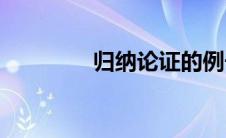 归纳论证的例子(归纳论证)