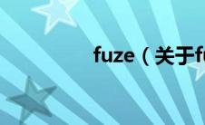 fuze（关于fuze的介绍）