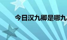 今日汉九卿是哪九卿（九卿有哪些）