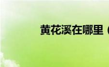 黄花溪在哪里（黄花溪特色）