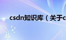 csdn知识库（关于csdn知识库的介绍）