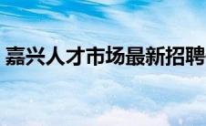 嘉兴人才市场最新招聘信息（嘉兴人才市场）